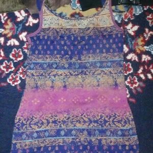 Indian/boho paisley camisole tank